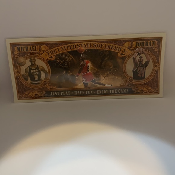 Michael Jordan Chicago Bulls Custom Made Million Dollar Bill (MISC3) - Picture 2 of 2